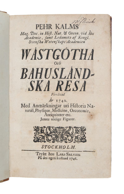 Wästgötha Och Bahusländska Resa Förrättad År…
