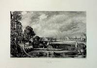 Plate - "Opening of Waterloo Bridge" from English Landscape Scenery. A Series of Forty Mezzotinto Engravings on Steel from Pictures Painted by John Constable, R.A.