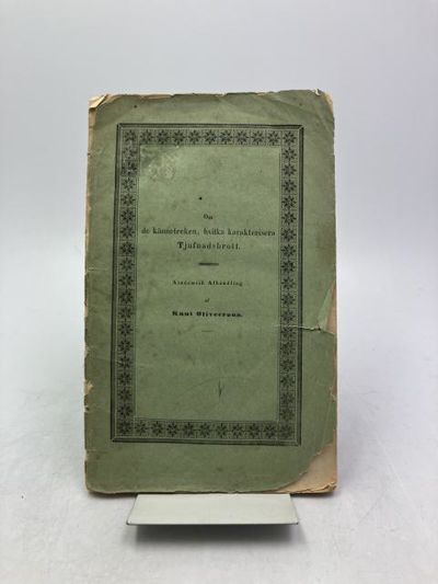 Om de kännetecken, hvilka karakterisera…