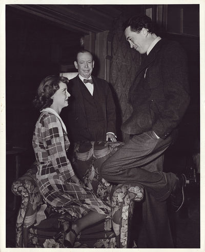 BETTE DAVIS, JOHN HUSTON | IN THIS OUR LIFE (1942) BTS photo by Bob Beerman
