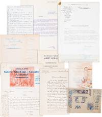 An Archive of Letters, Personal Notes, Original Artwork, Etchings, Prints, and Invitations
