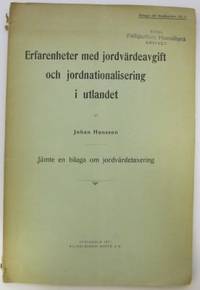 Erfarenheter med jordvärdeavgift och…