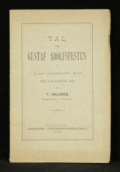 Tal vid Gustaf Adolfsfesten i Lunds universitets…