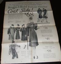 October 1938 Illustrated Coat Sale Circular from Boggs & Buhl of  Pittsburgh Pa. a Very Scarce