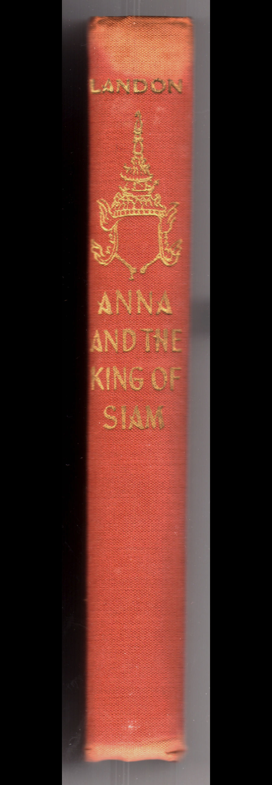 Anna and the King of Siam. 1944 Book Club Printing, in Jacket. by