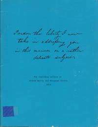 Pardon the Liberty I Now Take in Addressing You in This Manner on a Rather  Delicate Subject : the Courtship Letters of Andrew Murray and Margaret  Gordon, 1854.