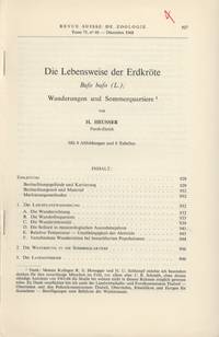 Die Levensweise Der Erdkroete Bufo Bufo (L.); Wanderungen Und Sommerquartiere