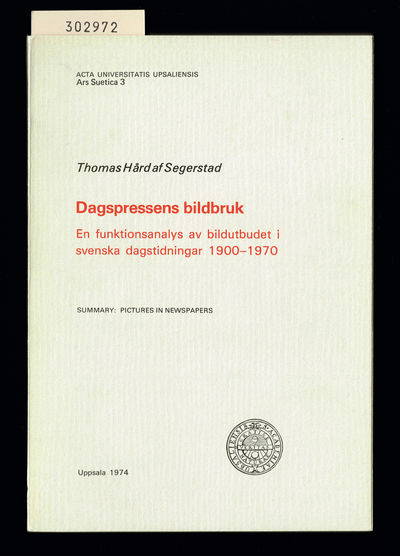 Dagspressens bildbruk. En funktionsanalys av…