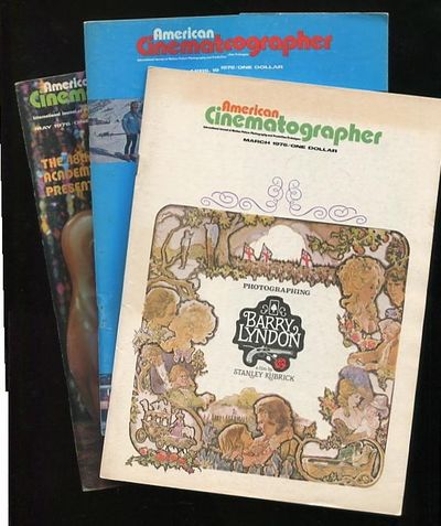 "Historic Hollywood Movie Studios" (3-part series in "American  Cinematographer" magazine, March-April-May 1976) [*SIGNED*]