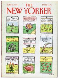 cover of NEW YORKER: COVER SEED PACKETS FOR MEALS by ROZ CHAST