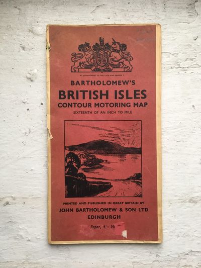 Bartholomew's British Isles Contour Motoring Map