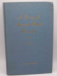 image of A Survey of American Church Records for the Period Before the Civil War, East of the Mississippi River Volume 1: Major Denominations