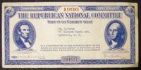 Participation Certificate. The Republican National Committee, This is to Certify …