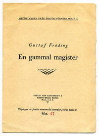 En gammal magister.