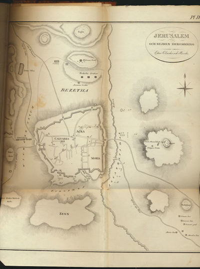 Palaestina. Geographisk, archæologisk och historisk beskrifning. Med tvenne chartor, tvenne planscher samt en vignette (photo 3)