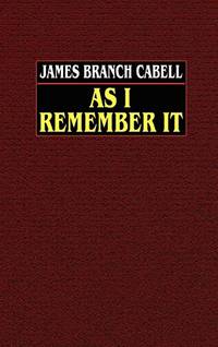 As I Remember it
