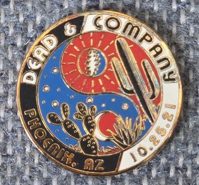 Dead and Company - 2021 - Pin - Phoenix, AZ - Ak-Chin Pavilion, October 25, 2021