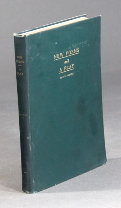 New poems and a play