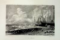 Plate - "A Sea Beach" from English Landscape Scenery. A Series of Forty Mezzotinto Engravings on Steel from Pictures Painted by John Constable, R.A.