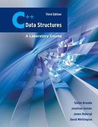 C++ DATA STRUCTURES: A LAB COURSE 3E