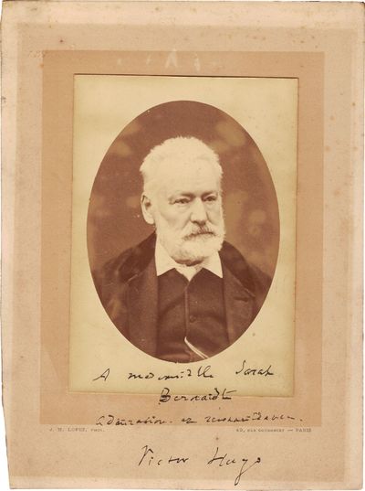 Presentation Photograph, Inscribed to Sarah Bernhardt