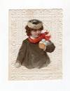 Victorian Snowball Fight 12mo Valentine