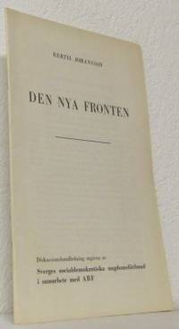 Den nya fronten. Diskussionshandledning utgiven…