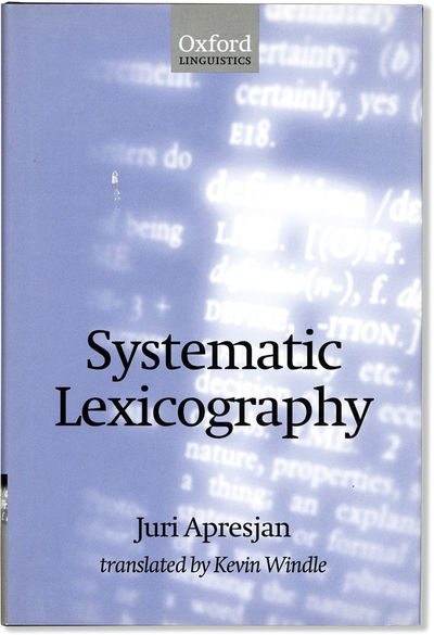 Systematic Lexicography
