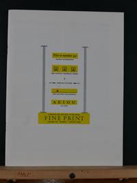 image of Fine Print: A Review for the Arts of the Book, January 1982
