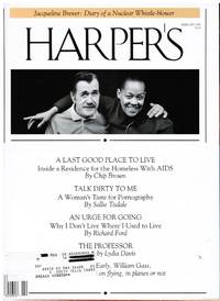 cover of HARPER'S : AIDS HOMELESS SHELTER, NUCLEAR WHISTLE-BLOWER, DALAI LAMA