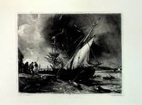 Plate - "View on the Orwell" from English Landscape Scenery. A Series of Forty Mezzotinto Engravings on Steel from Pictures Painted by John Constable, R.A.