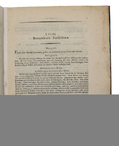 Versuch eines Verzeichnisses der in den Danisch-Nordischen Staaten sich findenden einfachen Mineralien mit Tabellen der einfachen Fossilien. - [FIRST 'MODERN' WORK ON MINERALS IN NORWAY] (photo 4)