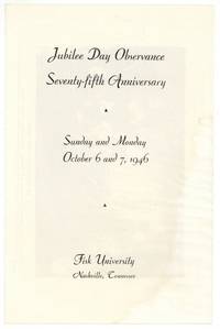 [Program]: Jubilee Day Observance Seventy-Fifth Anniversary