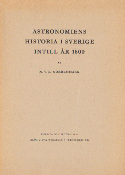 ASTRONOMIENS HISTORIA I SVERIGE INTILL ÅR 1800.