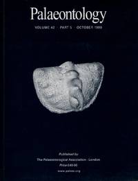 cover of Palaeontology - Volume 42 Part 5 - October 1999