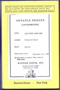 LAST NOTES FROM HOME