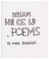 Dream Wheels Poems: Poems about driving (SIGNED)