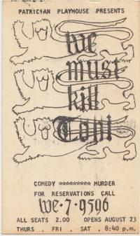 Patrician Playhouse Presents We must kill Coni, 1963 used Postcard