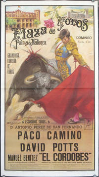 Plaza de Toros. Palma de Mallorca. Grandiosa Corrida De Toros...Paco Camino, David Potts, Manuel Benitez &quot;El Cordobes&quot;... de SPAIN / BULL FIGHTING) Ballestar (illus) - No date. Ca 1960s.