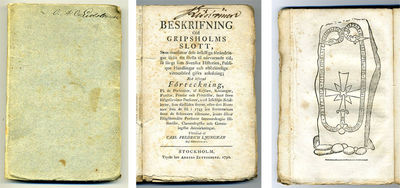 Beskrifning om Gripsholms slott, som innefattar…