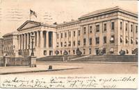image of U.S. Patent Office, Washington D.C. 1906 Undivided Reverse Sepiatone Postcard