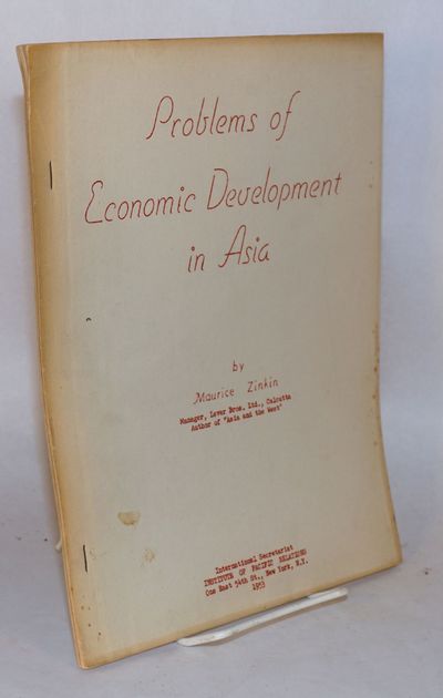 Problems of economic development in Asia