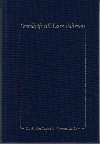 Festskrift till Lars Pehrson.