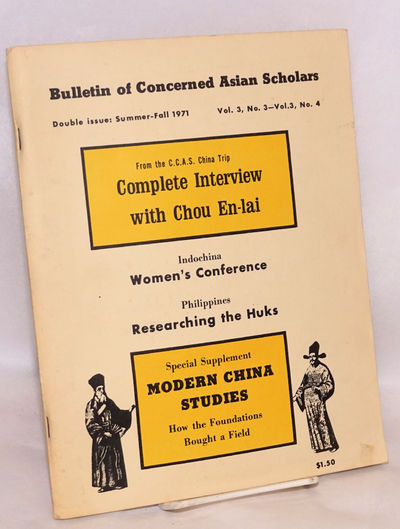 Bulletin of concerned Asian scholars: vol. 3, nos.3 & 4 Summer-Fall 1971