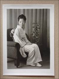 Ogawa Gesshu -- Original Photograph, Woman in Kimono