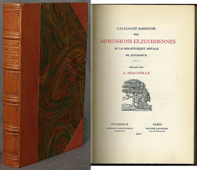 Catalogue raisonné des impressions elzeviriennes…