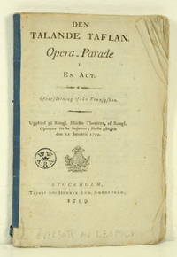 Den talande taflan. Opera-parade i en act.…