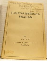 I socialiseringsfrågan.