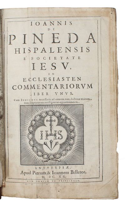 In Ecclesiasten commentariorum liber unus. - [BIBLE COMMENTARY BY THE AUTHOR OF "LIBRORUM PROHIBITORUM"] (photo 2)
