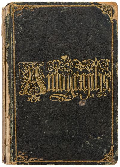 Autograph Album of New York Academy of Music Choral Director Frederick Henssler, 1856-61